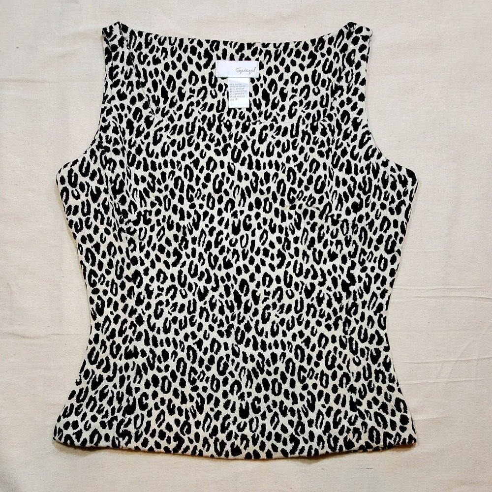 Womans Lepard Tank Top - Size 4 - Strechy